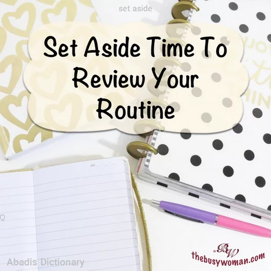 set aside